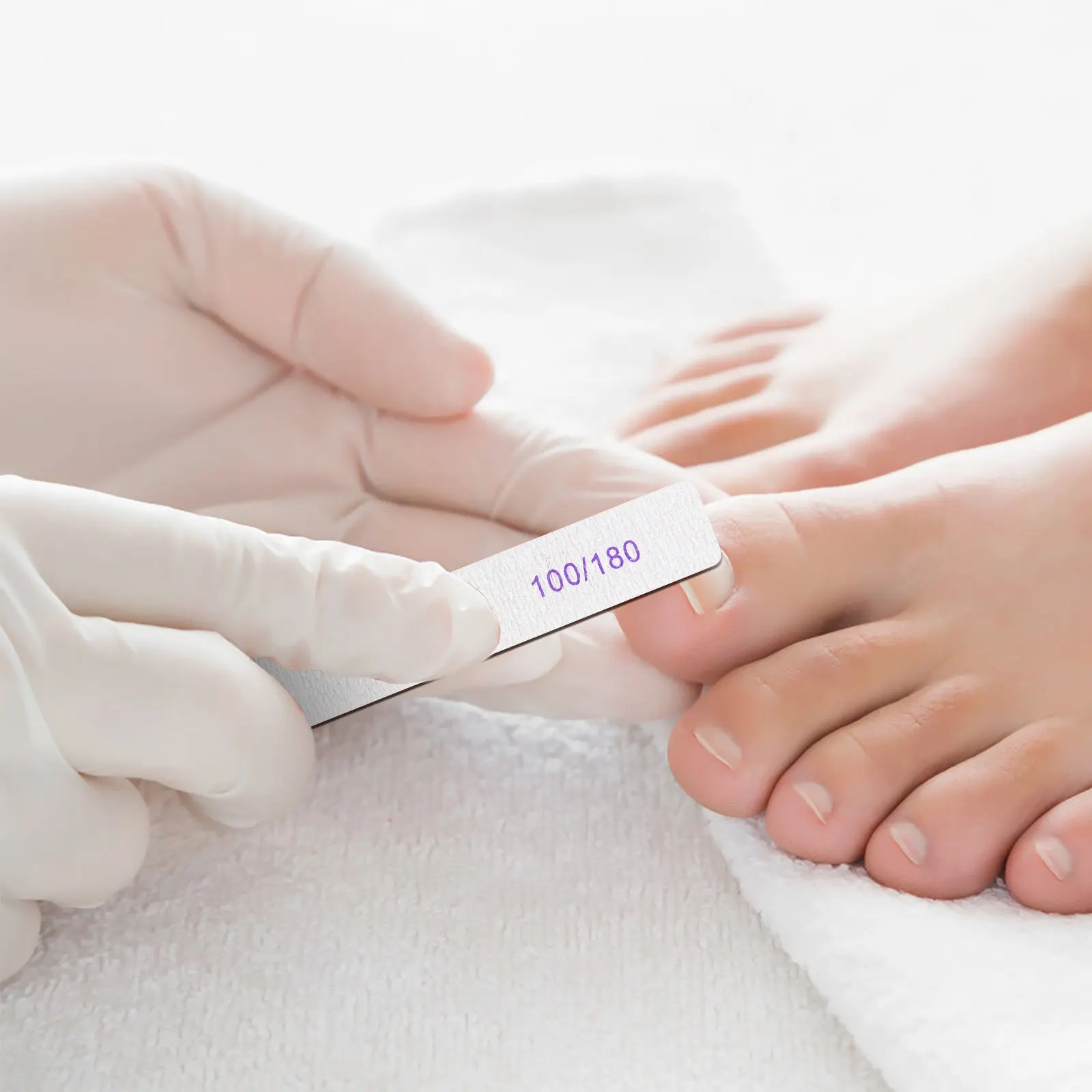 

25Pcs Nail Files Double-Sided High Quality Thickened Sanding Strips for Manicure Nail Art Polishing Tools Professional Salon Use