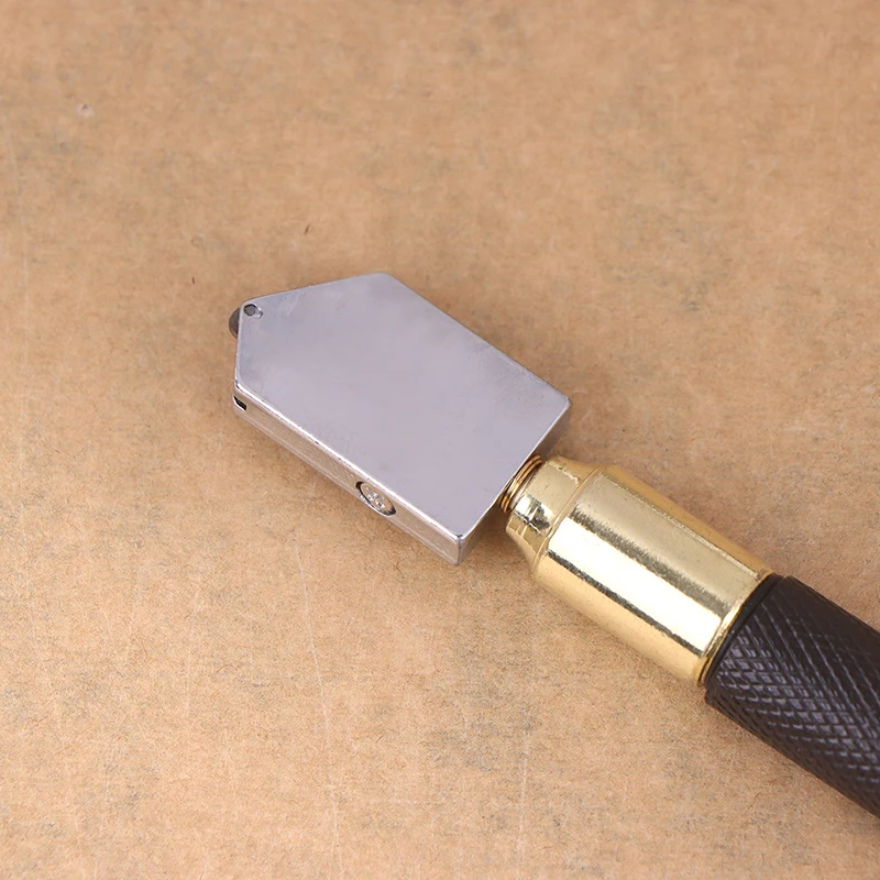 실용적인 17CM 두꺼운 오일 공급 카바이드 팁 유리 커터 절단 도구 유리/타일 절단 도구 용 Tc-17 유리 오일 커터