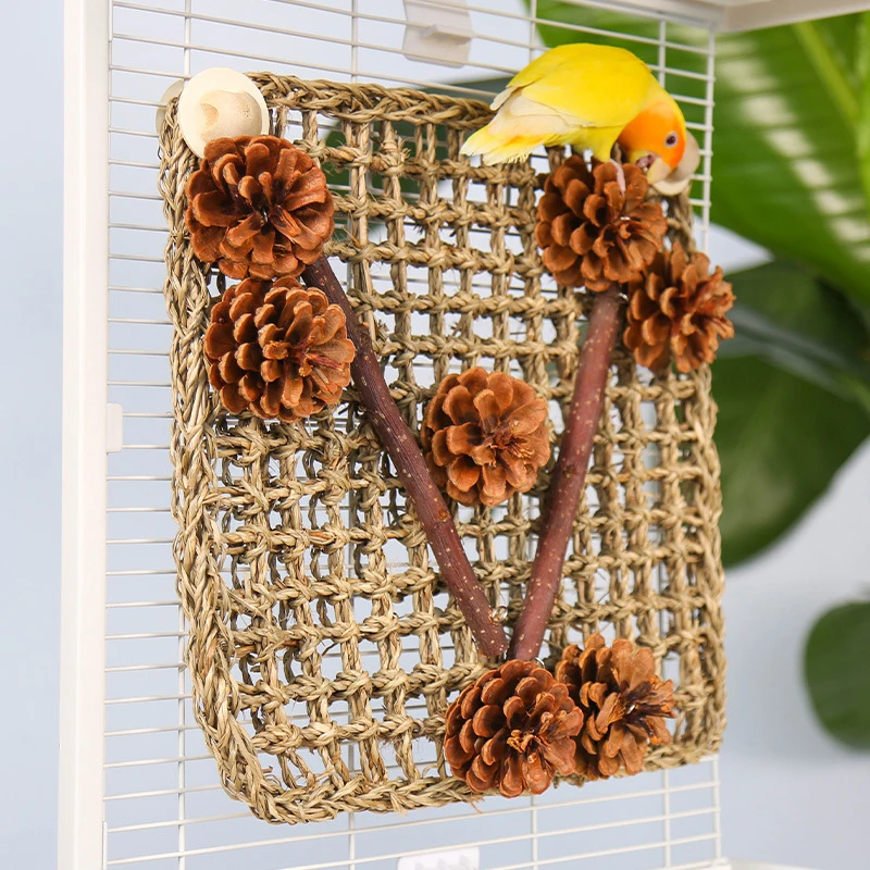 Chewable Parrot Toy - Climbing And Chewing Sports Toy For Lovebirds And Budgies - Fun Activity And Tooth Training For Birds
