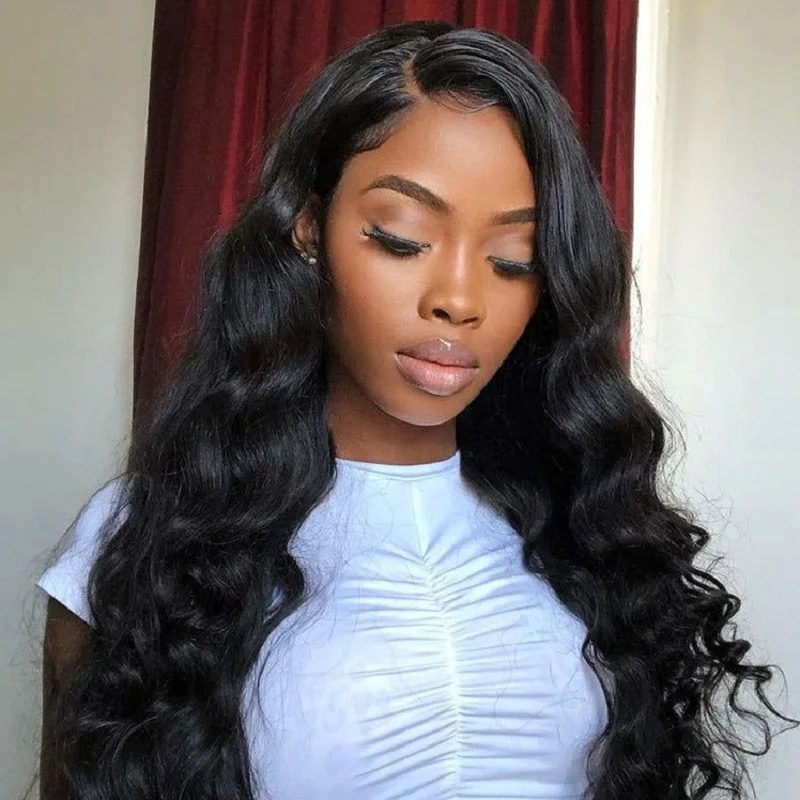 

13x6 HD Transparent lace front wig 13x4 Body wave human hair wigs 100% Human Hair Brazilian Wigs 40 Inch For Women Choice