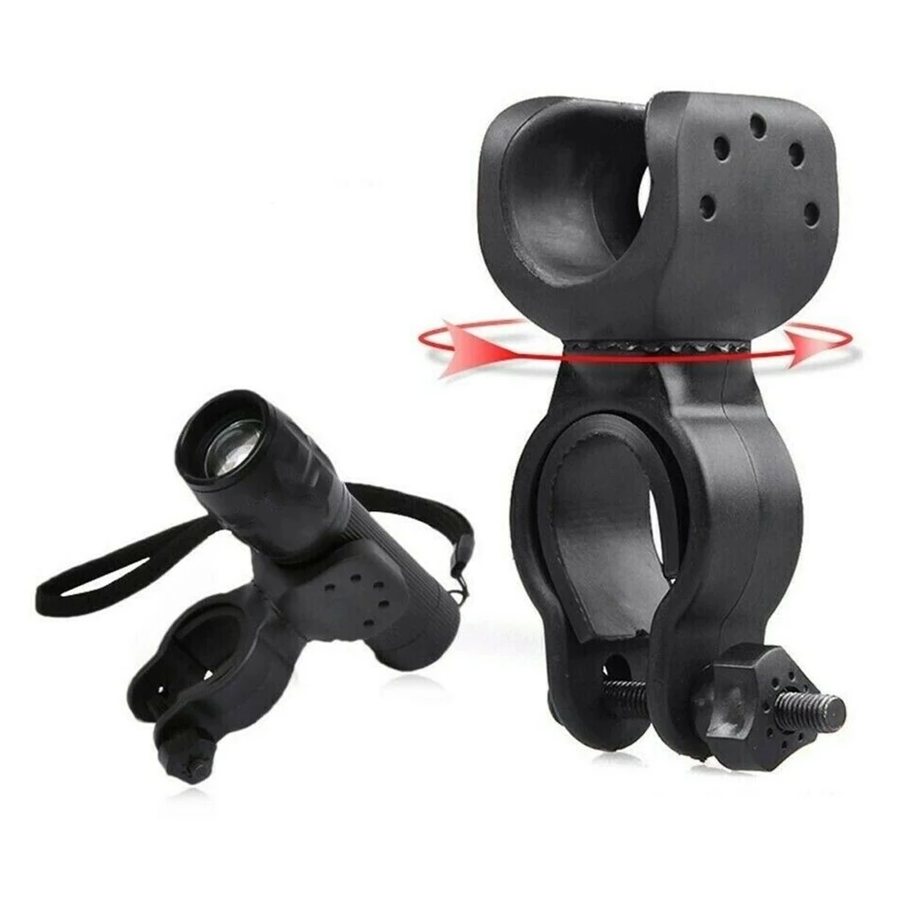 1x Easy Rotation Bicycle Mount Road Bike Headlight Flash Light Torch Holder Mounting Bracket Headlamp Cycling Accessories