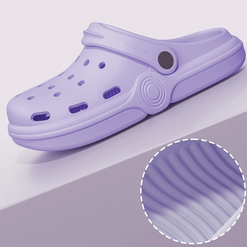 مكافحة زلة موضة العمل الشاطئ باوتو زلق الصنادل Dongdong أحذية المرأة الجديدة العصرية الصيف سميكة وحيد زيادة