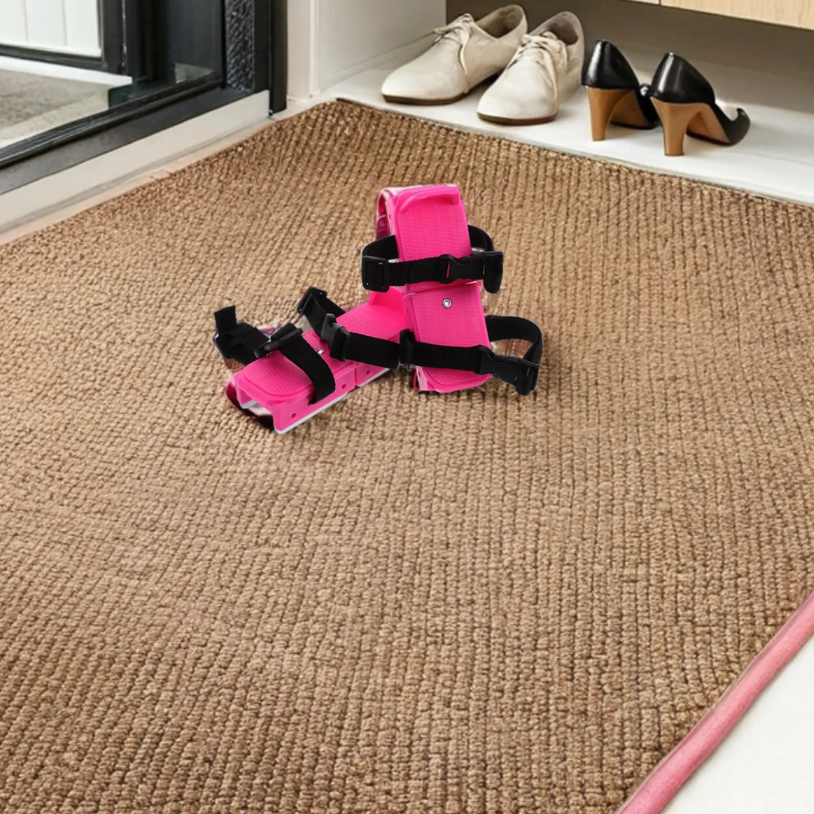 

Пара мини-сноубордов для зимних видов спорта, регулируемые ледовые коньки для катания на снегу