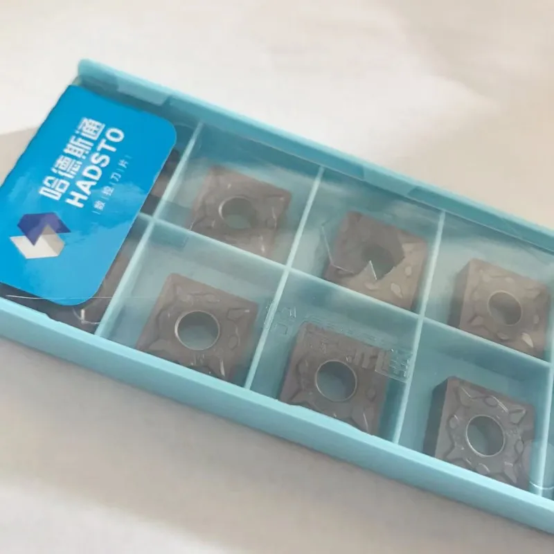 SNMG120404-BM HS7125 /SNMG120408-BM HS7125 /SNMG120412-BM HS7125 เครื่องกัด CNC ใบมีดคาร์ไบด์แทรก 10 ชิ้น