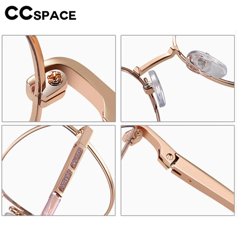 Dziecięce metalowe okulary blokujące niebieskie światło dziewczęce modne kocie oko zawiasy sprężynowe okulary konfigurowalne okulary korekcyjne # 302954 — zdjęcie 7
