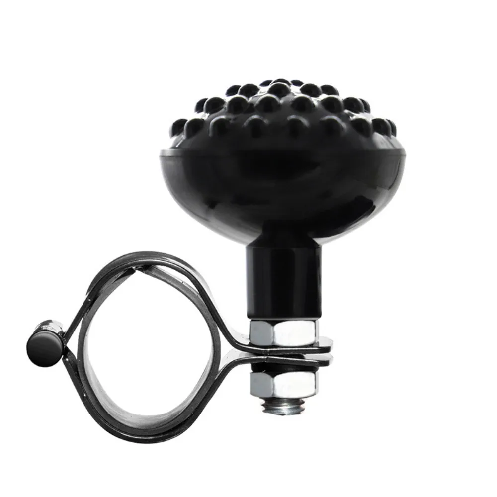 

Practical ABS Steering Wheel Spinner Knob Car Turning Rotating Steering Wheel Ball Handle Adapter Black Car Accessories Vehicle