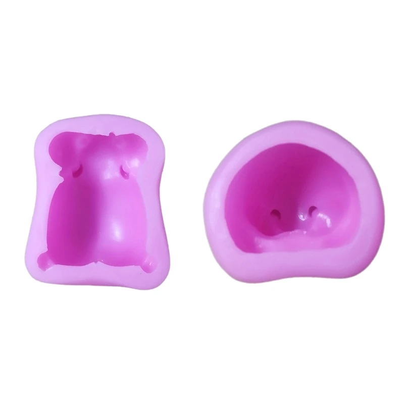 Candy Molds Silicone Fondants Molds Hamster Bakings Supplies Silicone Material Perfect for Chocolate Candy Dessert