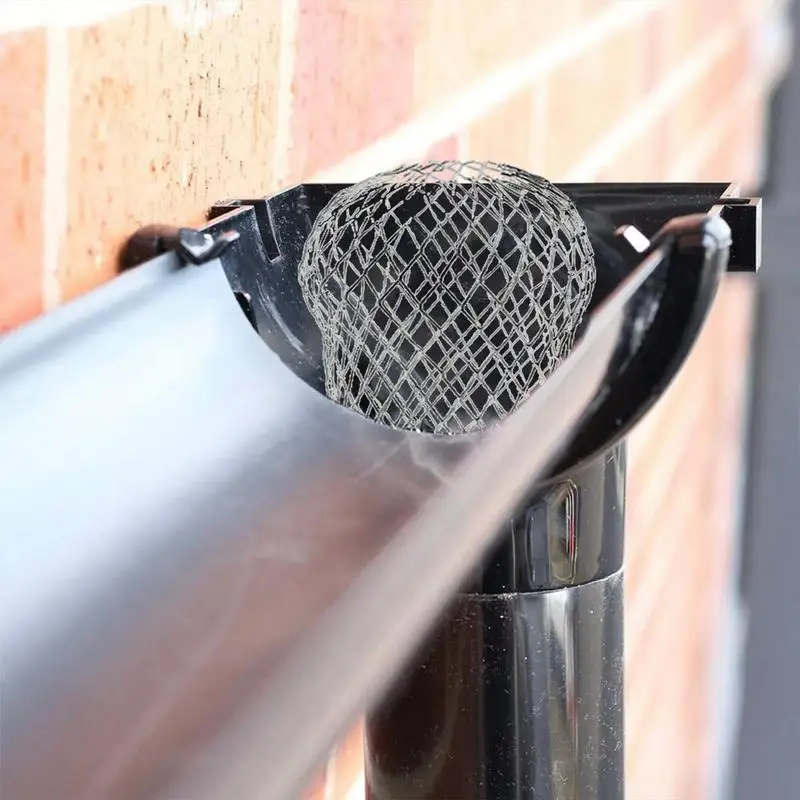 Expand Aluminum Gutter Guard Strainer Filter Expandable Filter Strainer & Downspout Protectors Gutter Guards Waterproof &