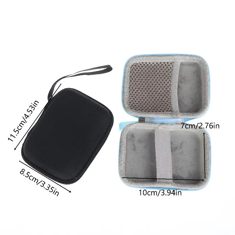 Small Travel Cameras Storage Holder Nylon + EVA Hard Shell Digital Camera Case For Accessories SD Card CCD Card