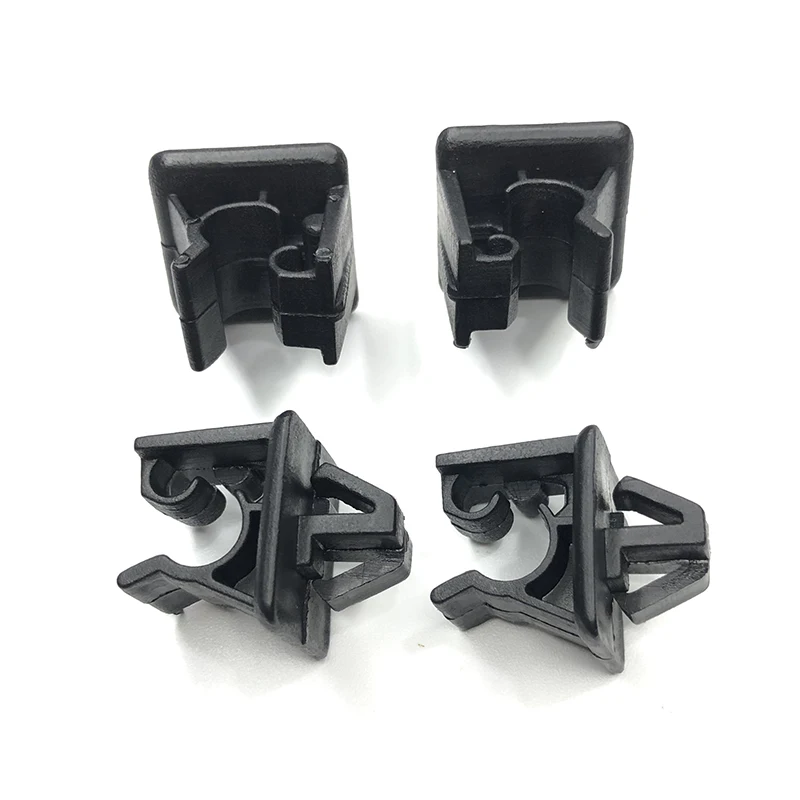 20/10Pcs Clips Fastener Black Car Bonnet Hood Prop Support Rod Clamp Clip Kit for Kia for Hyundai 81174-21010 / 8117421010