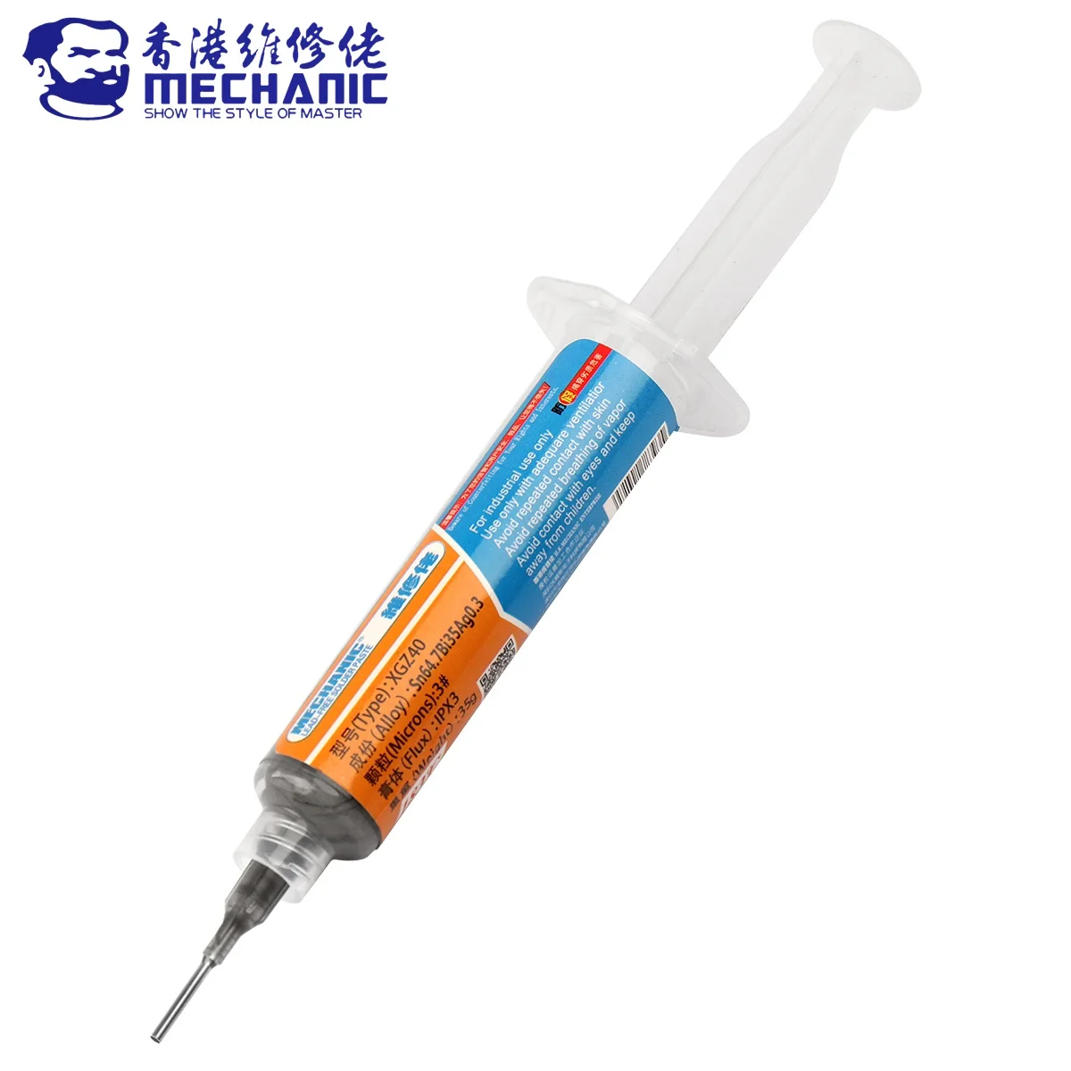 MECHANIC XGZ40 Solder Tin Paste 183β Sn64.7/Bi35/Ag0.3 Lead-Free Soldering Flux for PCB BGA Board Repair CPU LED Rework Tool Set