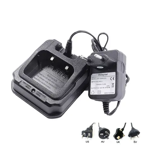 Baofeng 방수 워키 토키 UV-XR UV-9R Pro A58 BF-9700 라디오 용 기존 Baofeng UV-9R Plus EU/US/UK/AU AC 벽 충전기
