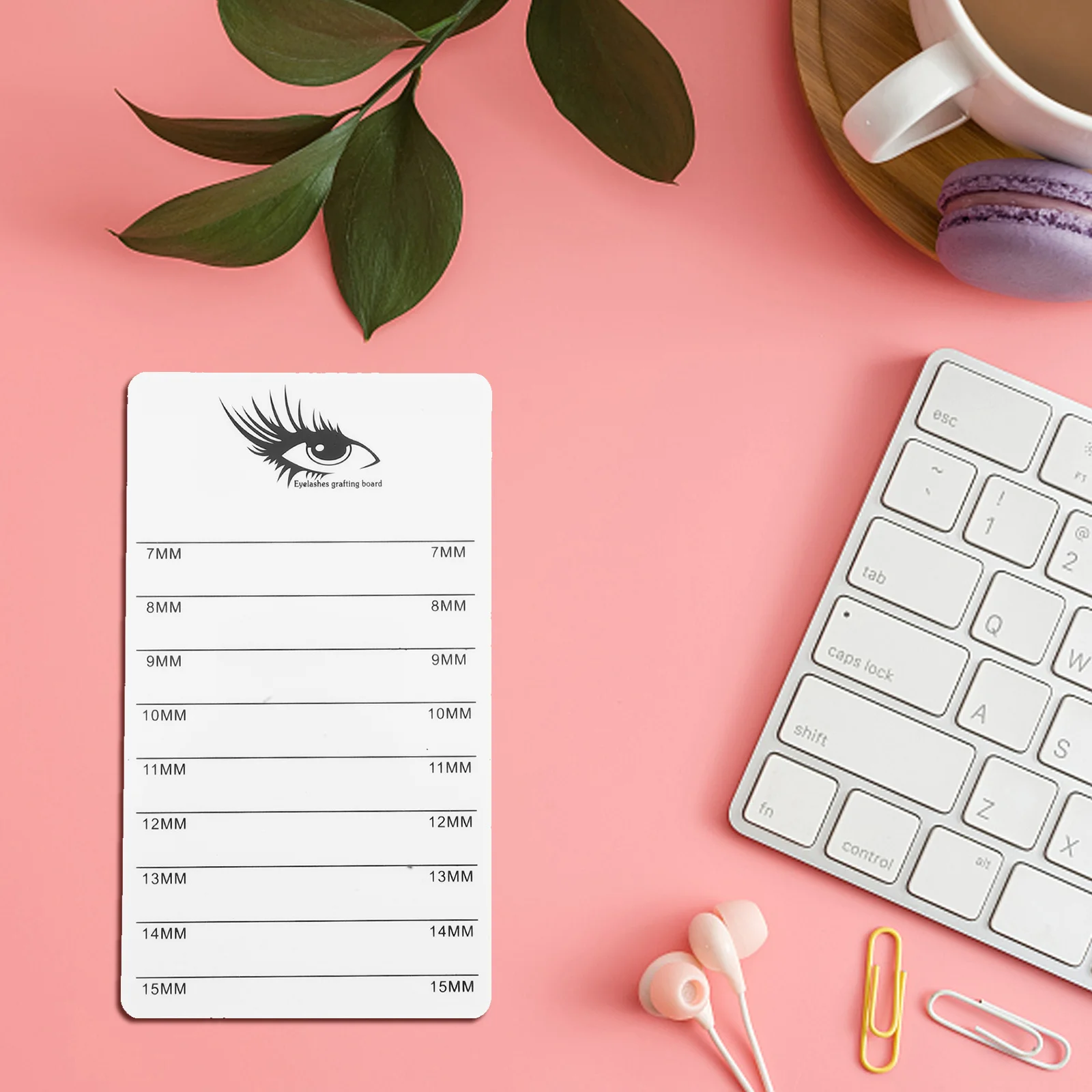 

4Pcs Eyelash Display Board Elegant Acrylic Handheld Design Lash Extension Storage Board False Eyelash Grafting Organizer