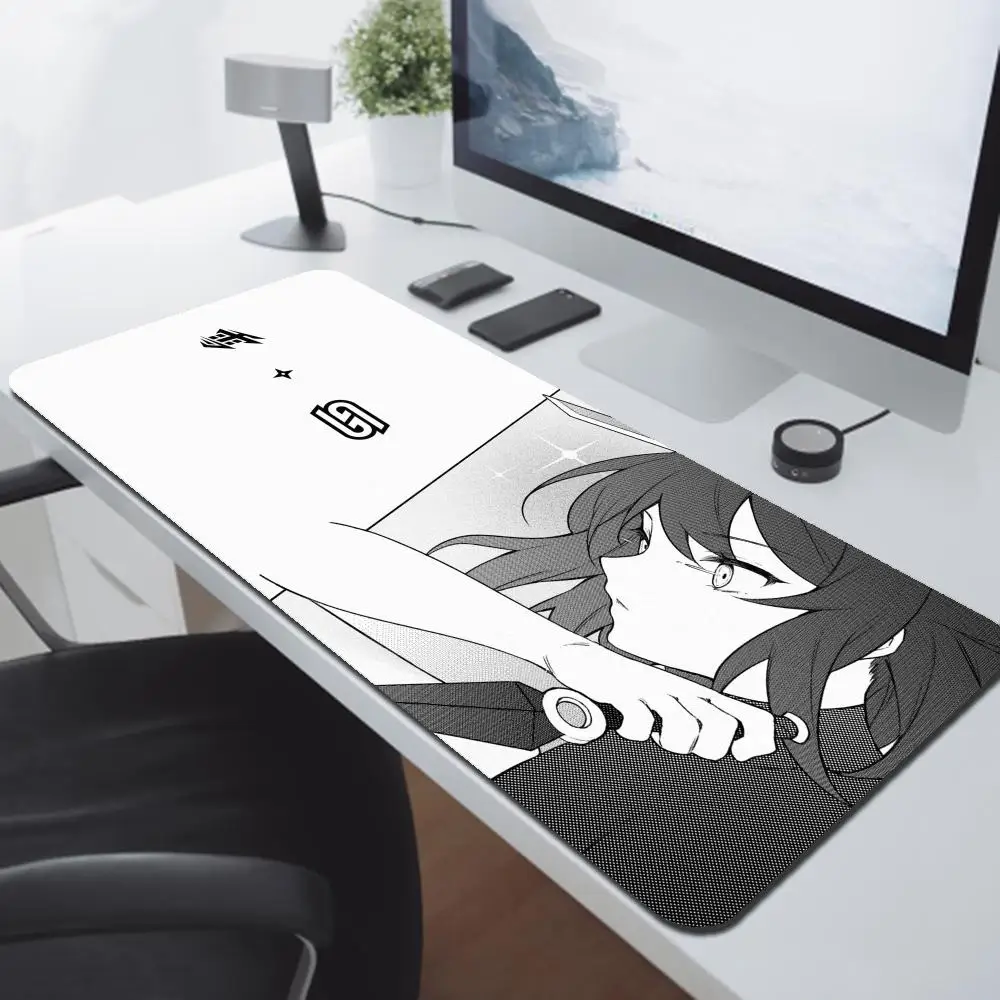 

YUKI AIM Anime Mouse Pad Desk Mouse Pad Cute HD Desk Pad Extended Gaming Keyboard Mats Large XXL Gamer HYBXAXC Mousepad 90x40