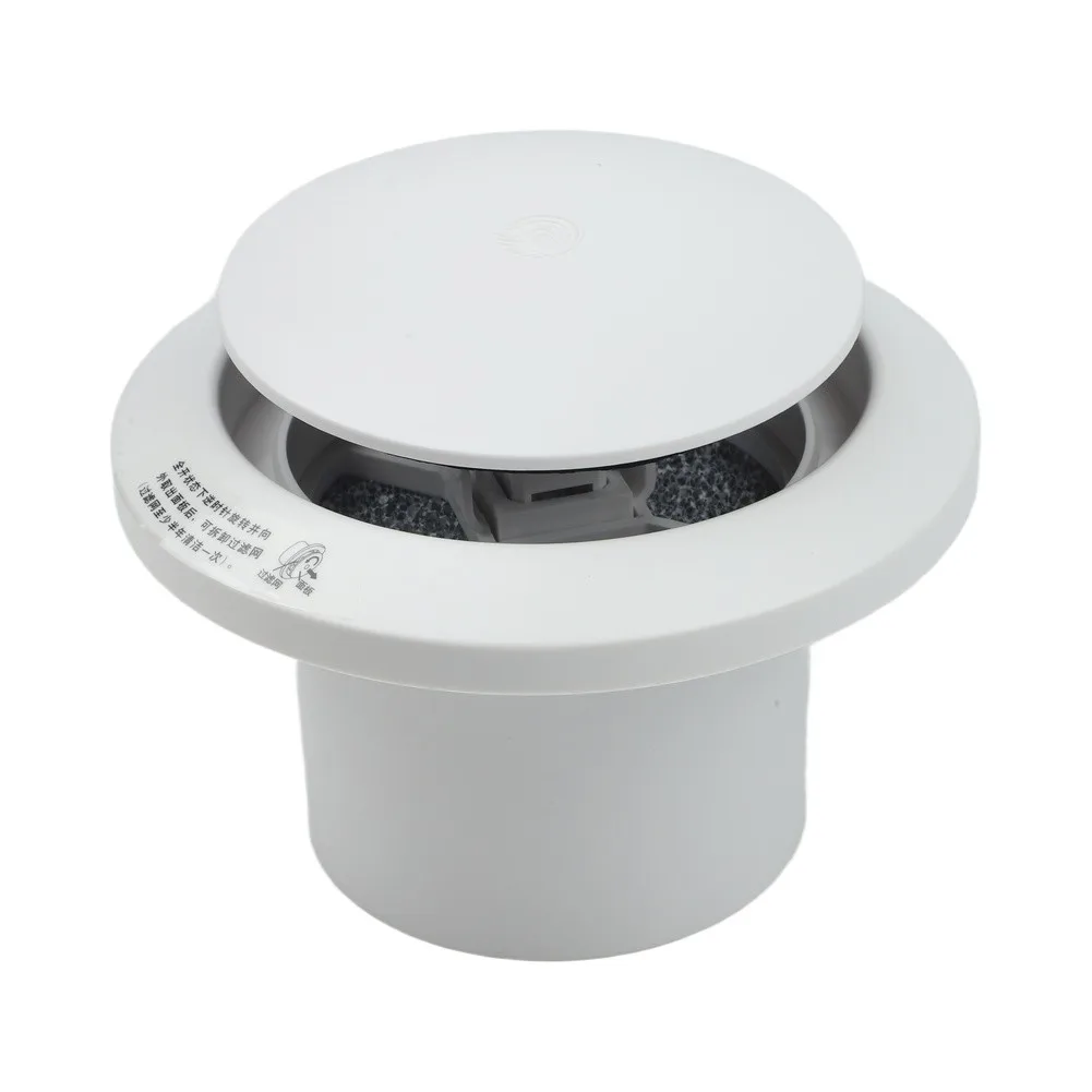Adjustable Diffuser Air for exhaust Valve Bathroom Ventilation Sturdy Duct Cover Applicable Pipeline Diameter 100mm