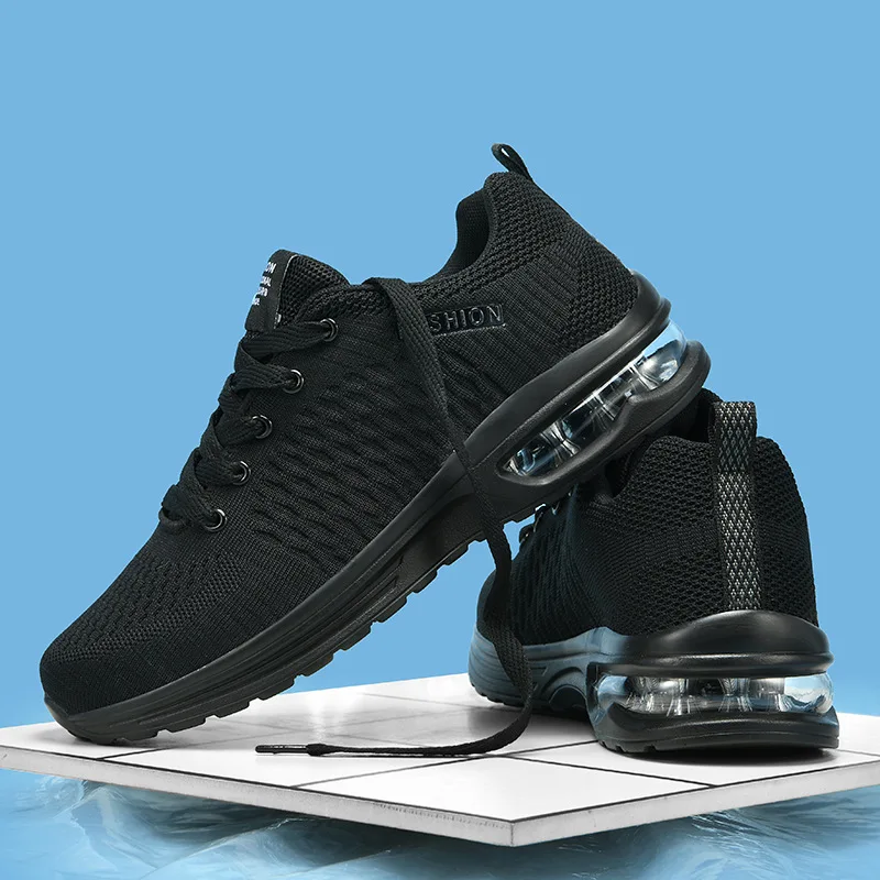 男性ランニングシューズレースアップスニーカーファッション軽量男性カジュアルシューズメッシュウォーキングテニスシューズ屋外男性靴プラスサイズ 47
