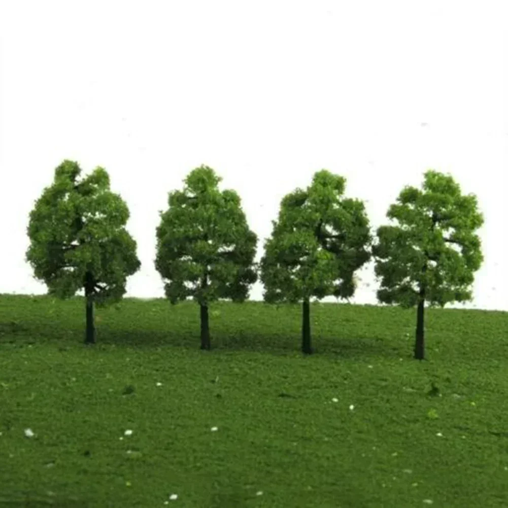 20Pcs Model Trees Miniature Landscape 1:100  Decor Scale Architectural Model Train Layout Trees Building DIY Ature Toys Decor