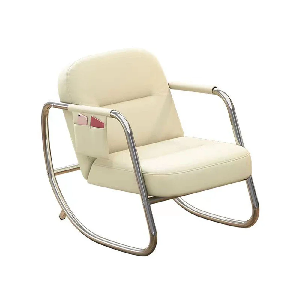 Lazy Sofa Balcony Leisure Chair,Rocking Chair Adult ReclinerChair,Simple and Comfortable SofaChair Living Room Lazy RockingChair