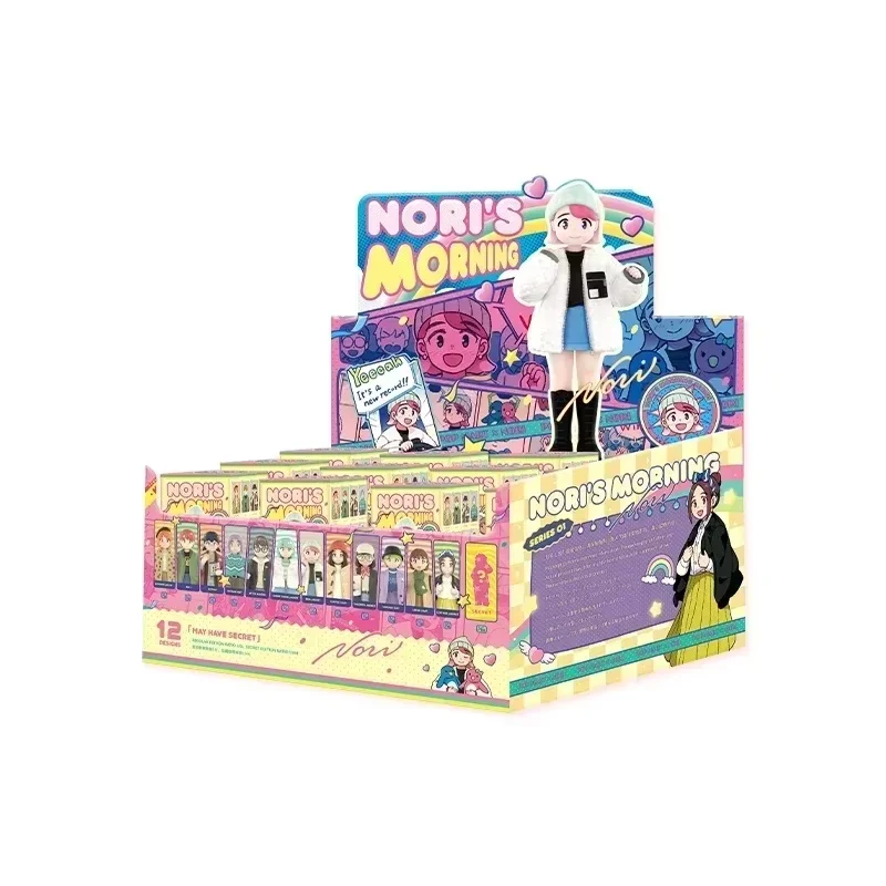 

POP MART Nori's Morning Series Kawaii Anime Action Figure Blind Box - Surprise Mystery Dolls Collectible Figures for Girls Gift