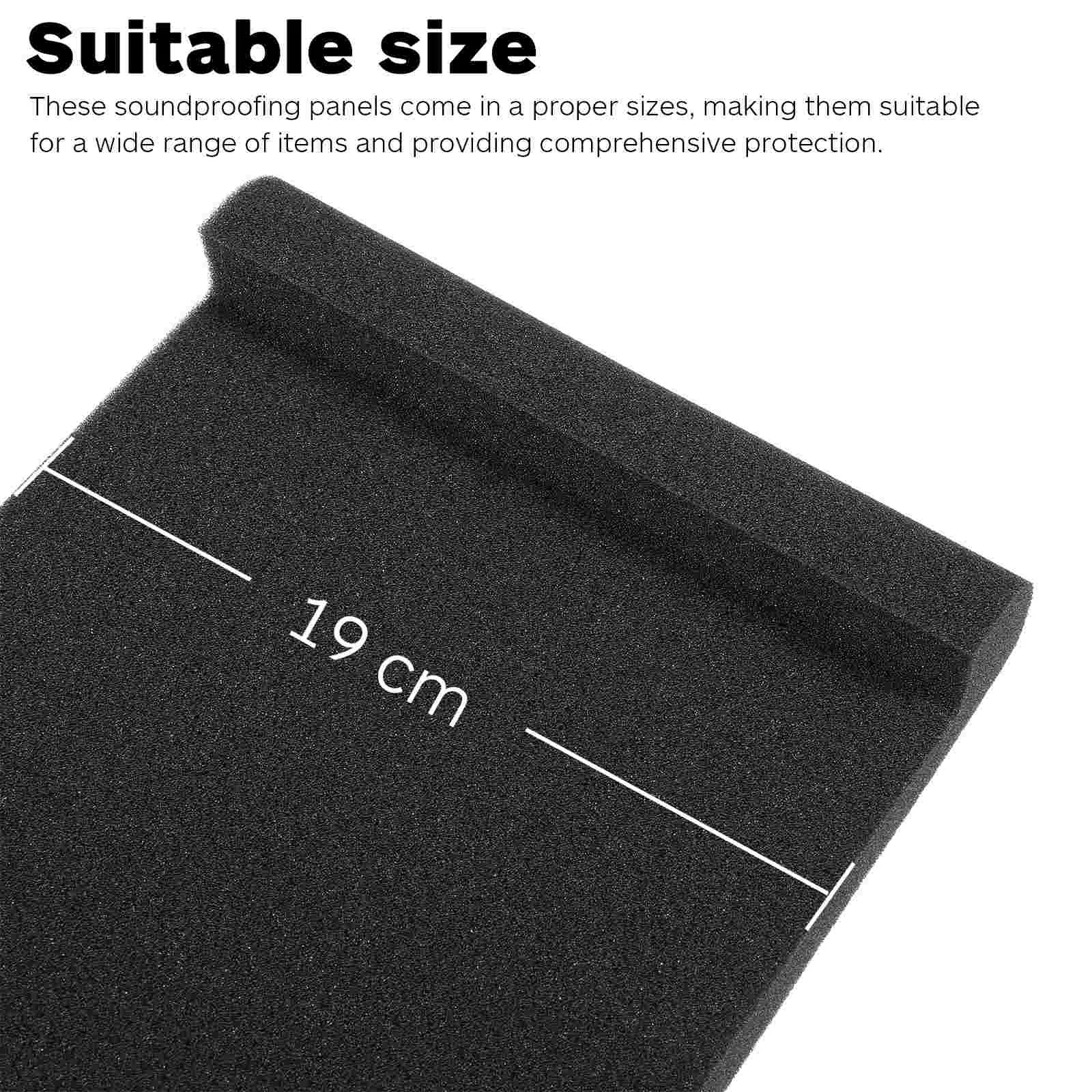 Almohadillas de esponja antivibración para altavoces, almohadillas de aislamiento de espuma acústica, espumas de amortiguación, 2 uds.