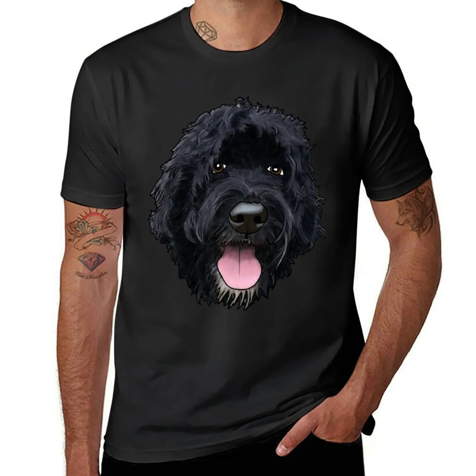 

Portuguese Water Dog T-Shirt boys whites cute tops plus size tops T-shirts man mens cotton t shirts