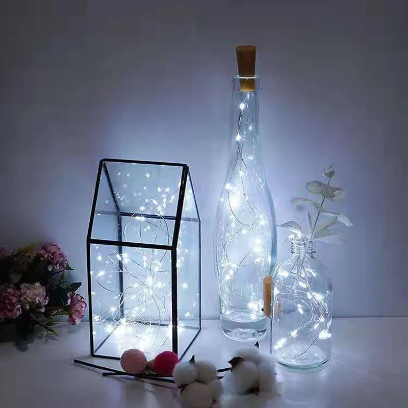 LED Wine Bottle Lights with Cork,1/2/3M Cork Lights Fairy Mini String Lights for Liquor Bottles Crafts Party Wedding Decoration