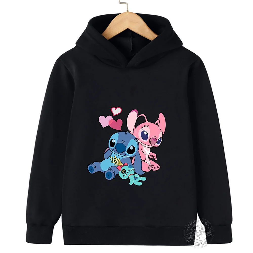 Abbigliamento per bambini felpe con cappuccio cucite ragazzi ragazze felpe Casual a maniche lunghe tops2-13 anni serie Disney top Casual