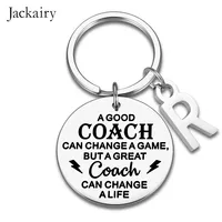 Thank You Gifts for Coach Appreciation Keychain for Women Men From Team Soccer Football Keyring Coach Birthday Christmas Gift
