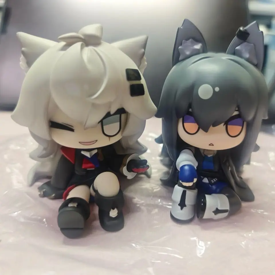 アークナイツ ラップランド テキサス デフォルメフィギュア セット アークナイツ ラップランド テキサス アニメ アクションフィギュア