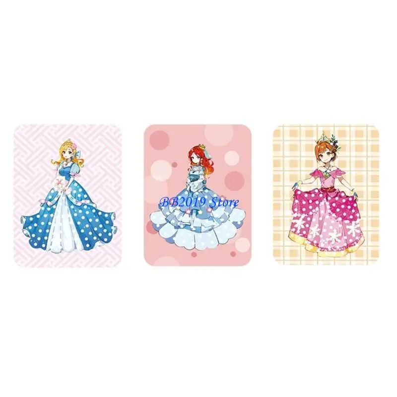 Q0KB DIY Princess Costume Sticker Activity Hundred Change Dress Educational Toy