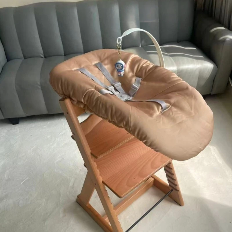 Wielofunkcyjne krzesełko do karmienia dla niemowląt, konwertowalne łóżeczko dla noworodka i siedzisko do karmienia z nosidełkiem dla niemowląt 0-6 miesięcy, przenośny spaniówka