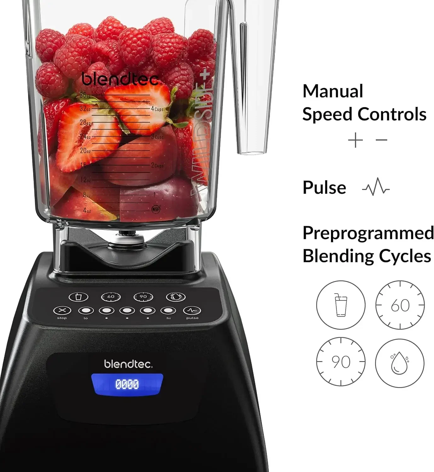 Blendtec 575 Frullatore Classico, Nero