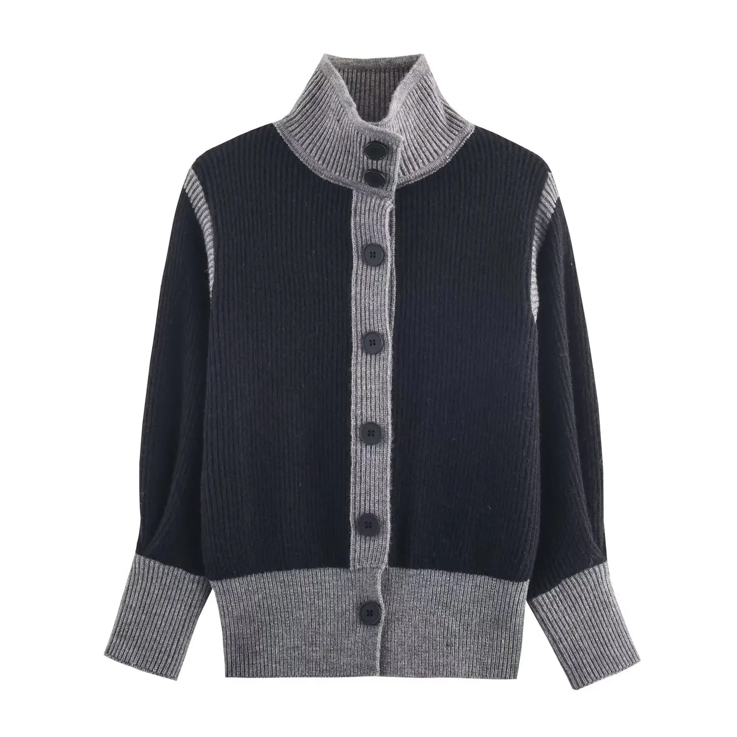 新しいニットセーターカーディガンジャケット秋冬カジュアル長袖タートルネックニットカーディガンジャケットカジュアルファッション多用途