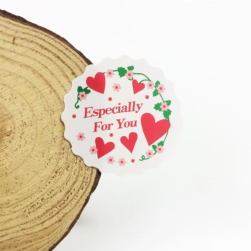 120pcs/lot lovely 'Especially For You' Round Heart Sealer Baking Packaging Label Cookies Box Party Decoration Gift Seal