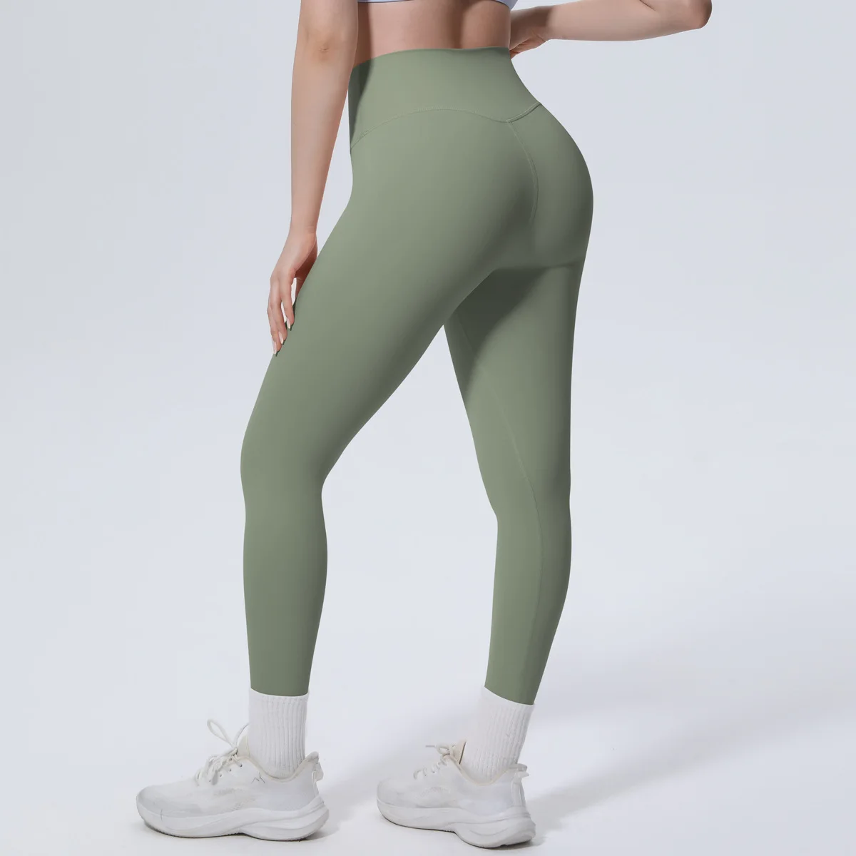 MIML 2026 New Ice Sensation Thin Breathable Double-Sided Silk Pure Color Yoga Pants Women's Sport Running Fitness Tight Pants - view 4