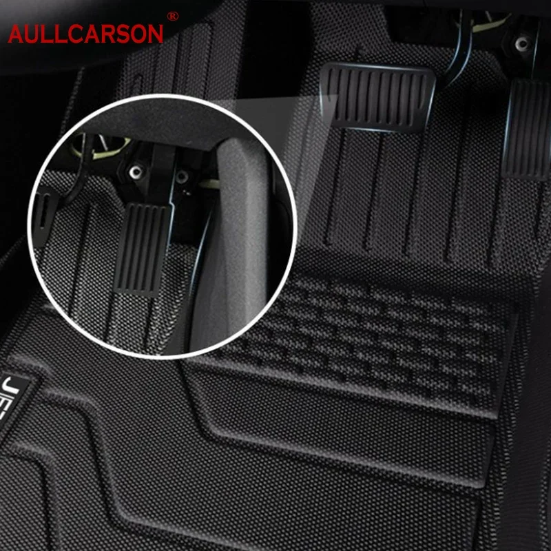 Car Floor Mats For Jetour T2 Traveler 2023 2024 TPE Single Layer Foot Pads Salon Carpet Full Cover Interior Accessories