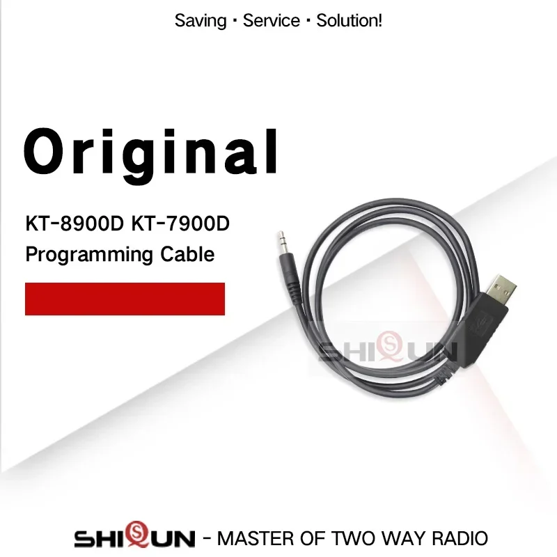 Original QYT USB Programming Cable for QYT KT-8900 KT-8900R KT-8900D KT-7900D KT-980 PLUS KT-780 PLUS Car Radios KT-WP12 KT-5000