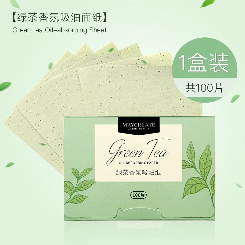 50/100pcs Blotting Paper Portable Facial Oil Blotting Sheets Cleansing Face Oil Control Absorbent Paper Face Wipes Cleaning Tool