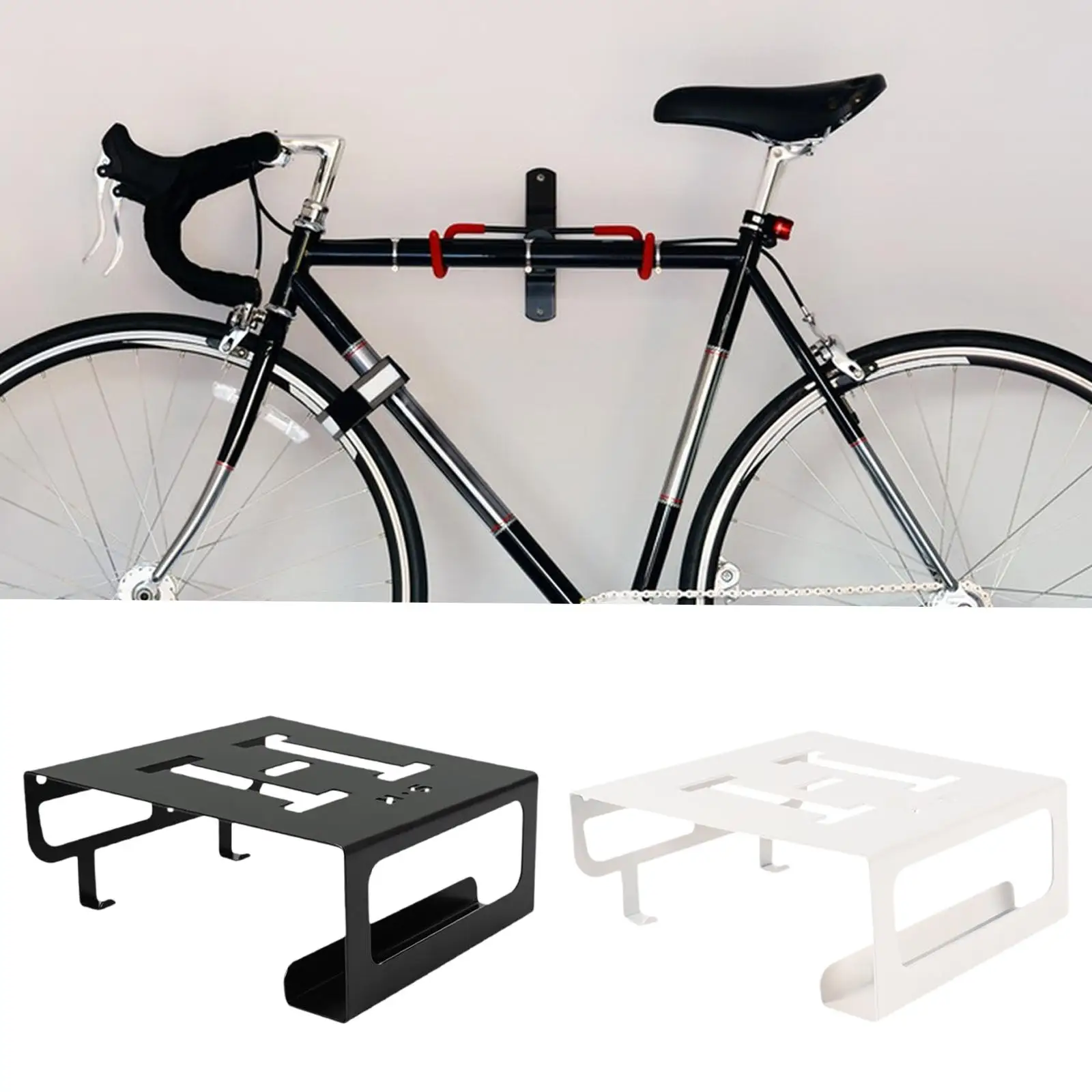 Bicycle Wall Mounted Frame Mountain Road Bike Wall Sturdy Parking Rack Display Rack Indoor Multifunctional Support Storage Rack