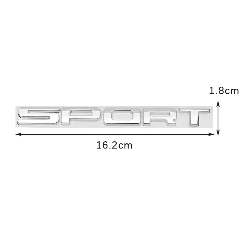 Letras deportivas de Metal para coche, emblema de logotipo, insignia de maletero trasero, calcomanía para Land Range Rover SV, autobiografía,