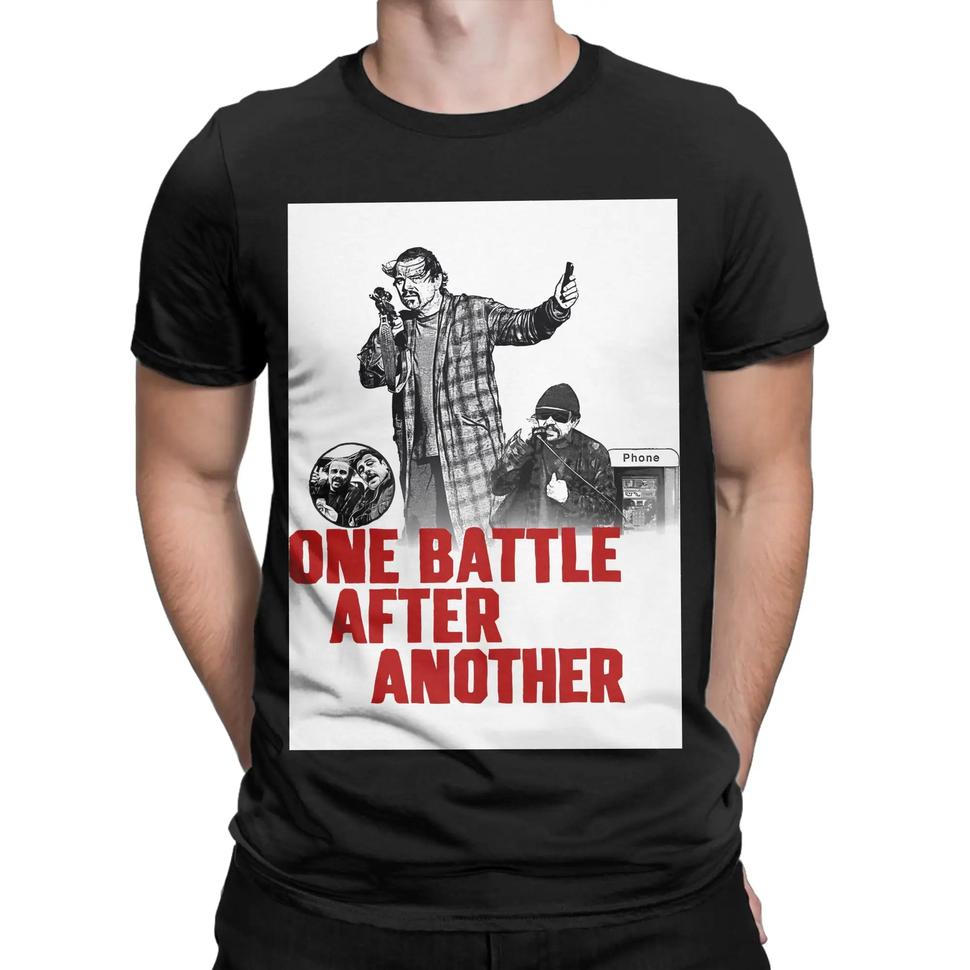 One Battle After Another Film inspired Funny 100% Cotton T-Shirt One Battle After Another Tops Tees For Men