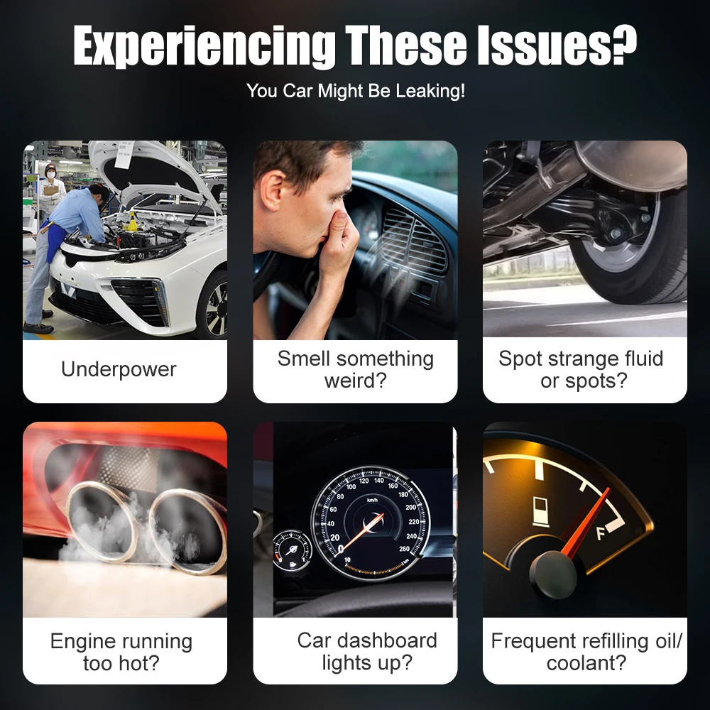 

2025 SD201 Professional Car Scanner Diagnostic Tool Automotive Smoke Machine Gas Leak Locator Detector with 1 Year Warranty