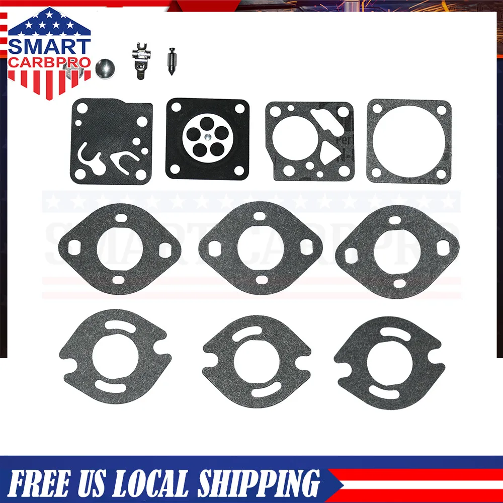 FOR TECUMSEH TC200 TC300 CARBURETOR REPAIR TILLOTSON RK21 HU CARB REBUILD KIT