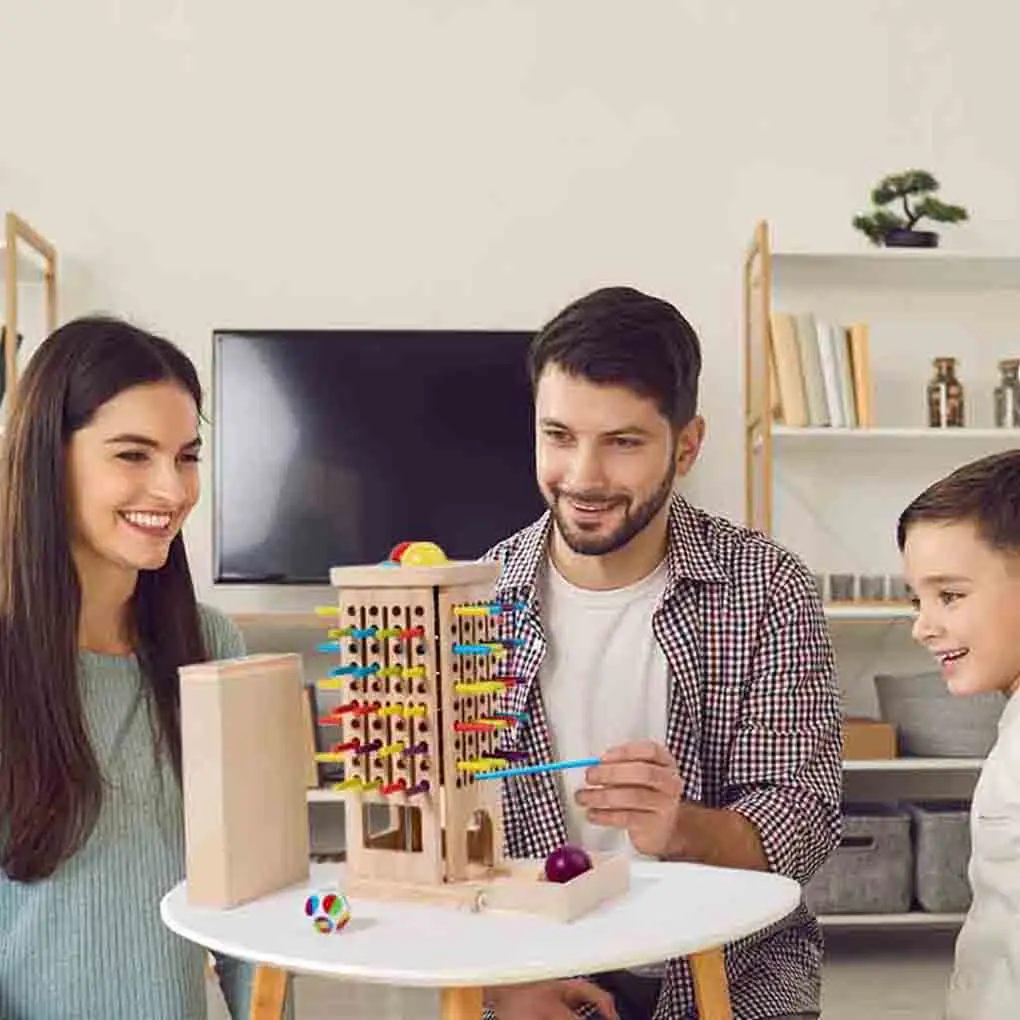 나무 막대 타워 장난감, 스틱 주사위, 운동 능력 향상, 스틱 숫자 세기, 수학 교육용 장난감, 어린이 산수 교육, 몬테소리