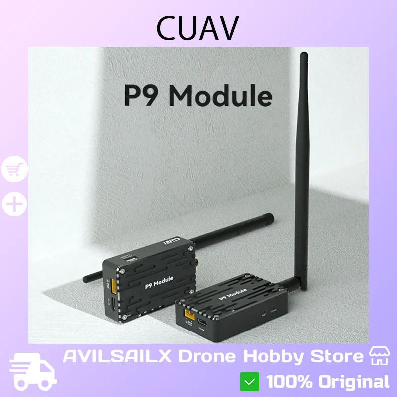 CUAV P9 Wireless Telemetry Module 902-928MHz 40km 276kbps 3-12S For FPV UAV Pixhack Pixhawk Communication System