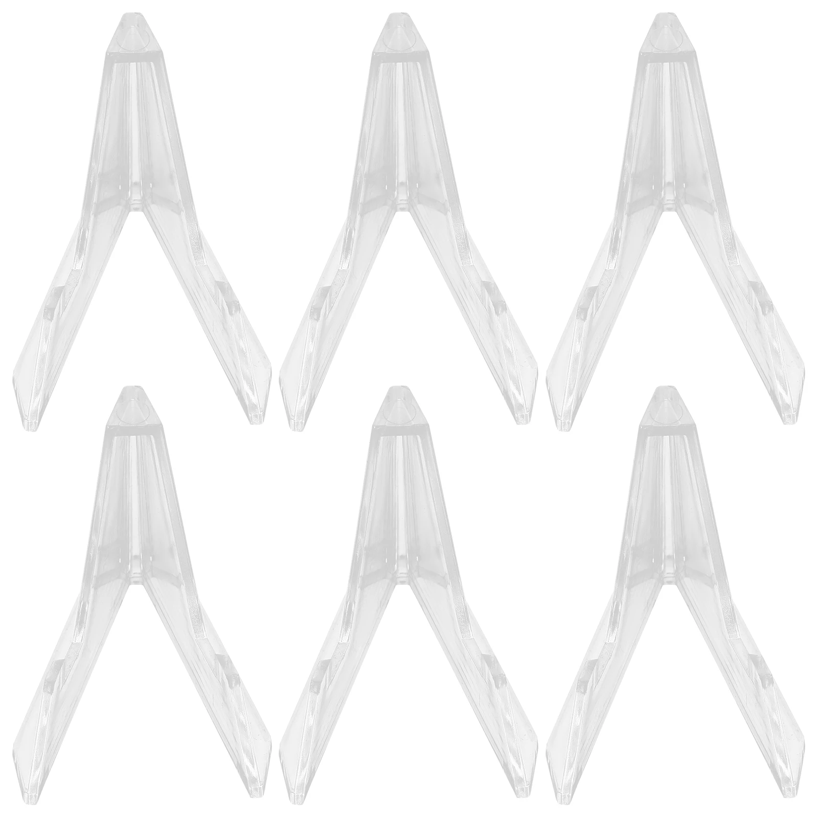 

6Pcs Plastic Rack for Coins Acrylic Display Easel Stand Medal Storage Holder Organizer Desktop Coin Collection Rack