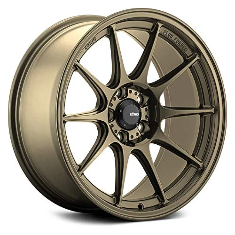 

Konig Dekagram 15x8 4x100 ET25 Gloss Bronze Wheels for SUVs and Cars High-Strength Aluminum Alloy Matte Finish Durable and Ligh