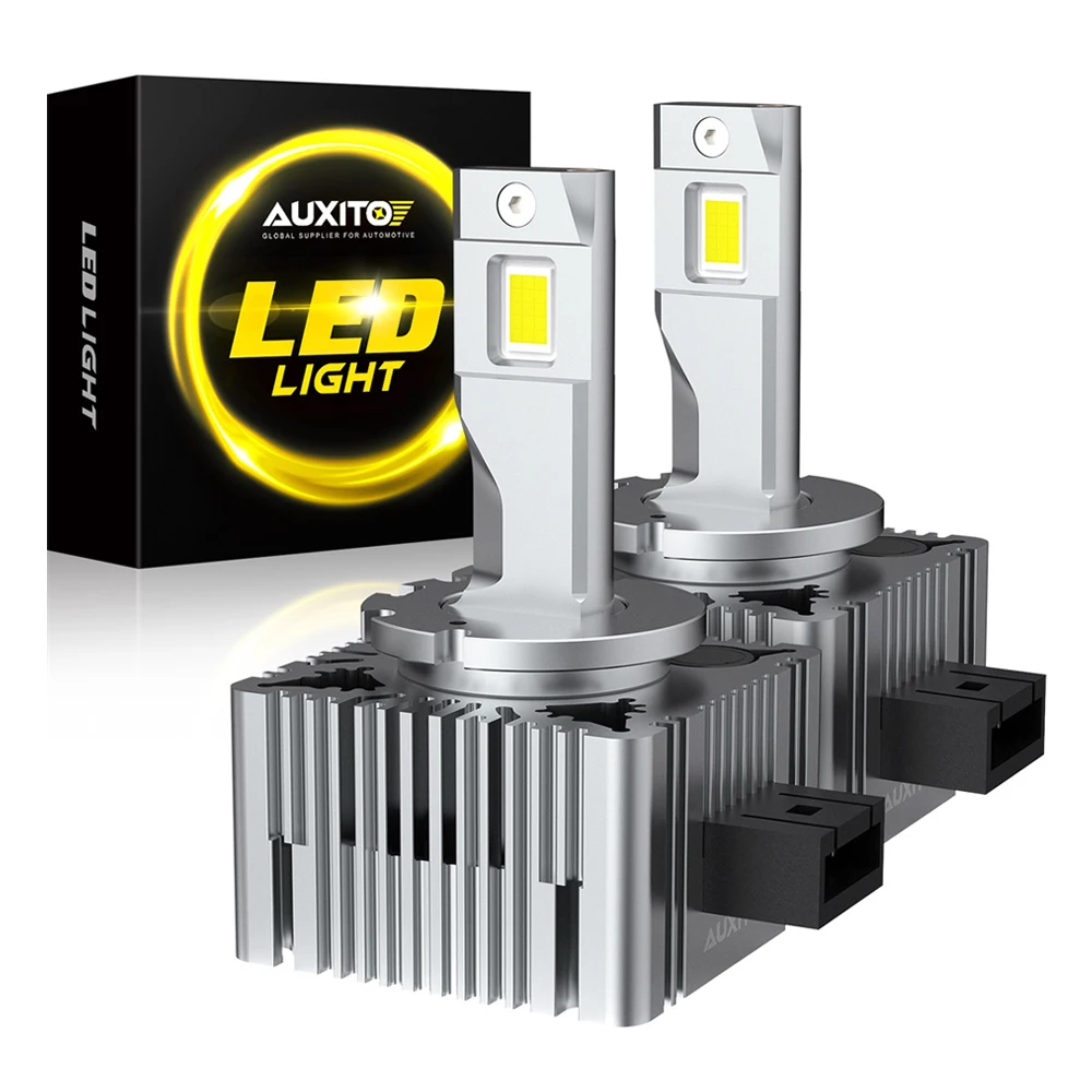 AUXITO 30000LM D3S D1S D2S LED Bulbs Canbus Car Headlight 120W for Audi A4 B8 Q7 Volkswagen Mercedes W221 Ford Volvo V60 Dodge