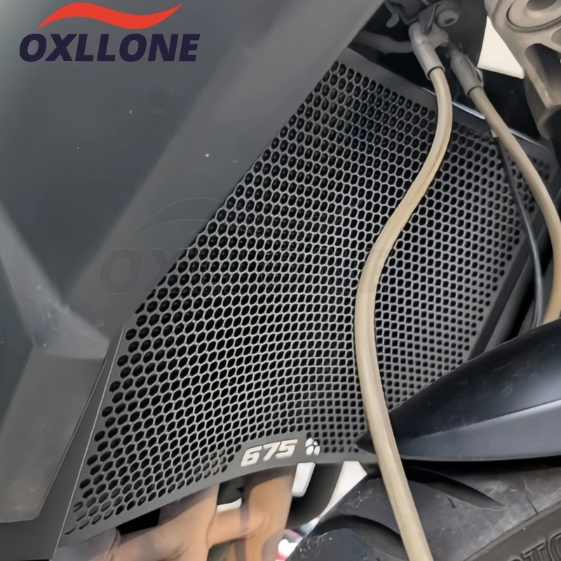 

For Street Triple 675 675 R 675R 2008 -2010 2011 2012 2013 2014 2015 2016 Motorcycle Radiator Grille Guard Cover Street Triple R