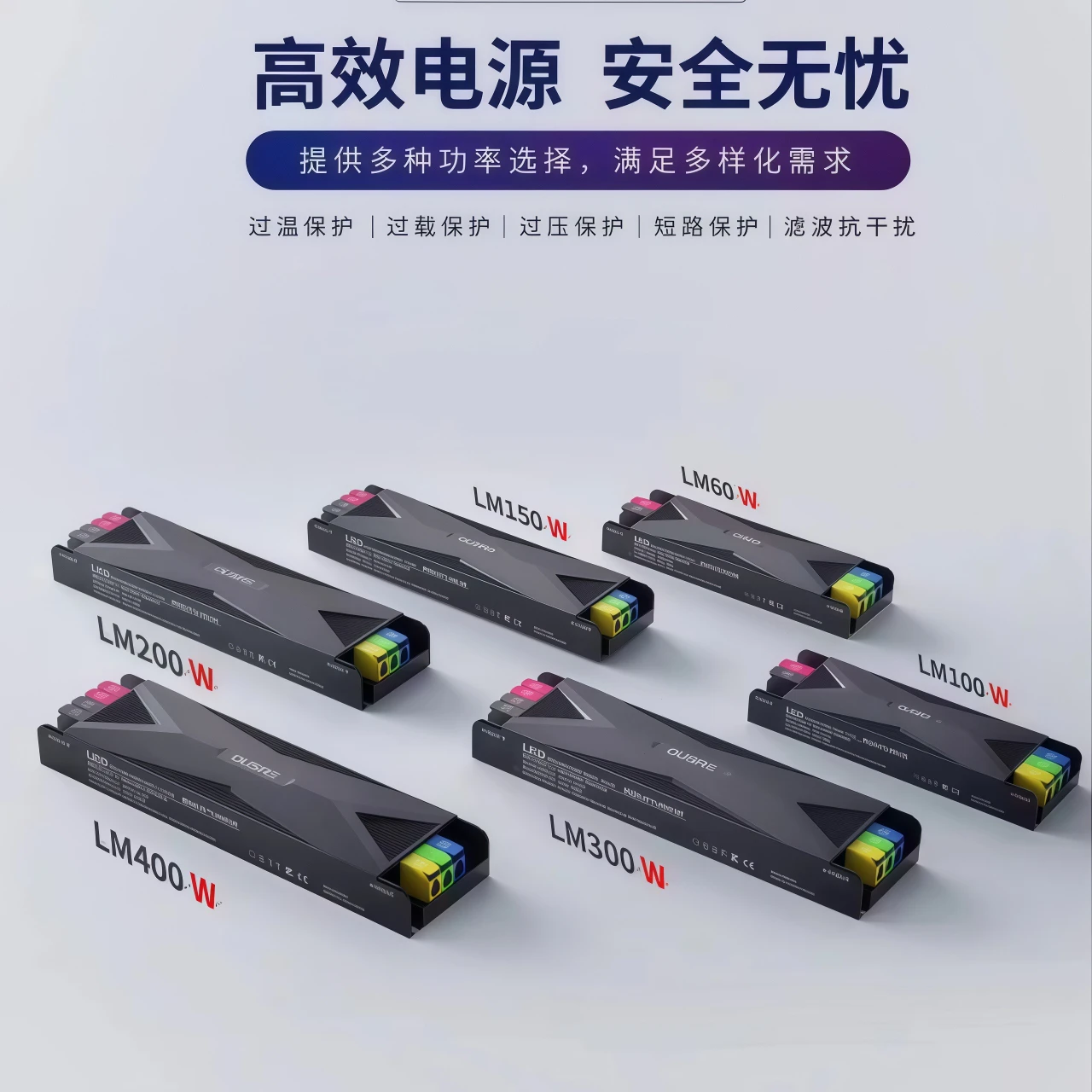 400W-100W Ultra Thin Switching Power Supply Light Transformer AC220V To DC12V 24V Power Supply Source Adapter for LED Strip CCTV